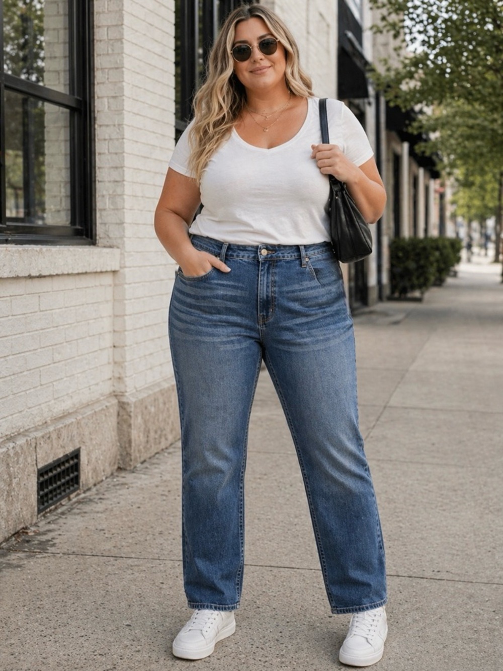 🔥NWT🔥7 For All Mankind Women's Bootcut Jeans in Classic Blue - Size 16